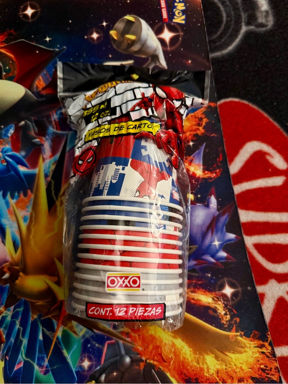 Spiderman oxxo cups